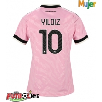Camiseta Juventus Kenan Yildiz #10 Visitante Equipación para mujer 2026-27 manga corta
